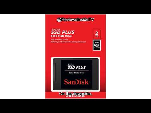 SANDISK SSD Plus 2TB Internal Solid State Drive - SATA III 6 Gb/s, 2.5"/7mm, Read/Write Speeds of up to 545MB/s / 515MB/s - SDSSDA-2T00-G28 video review thumbnail