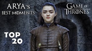 Arya Stark - Top 20 Best Moments | Game of Thrones