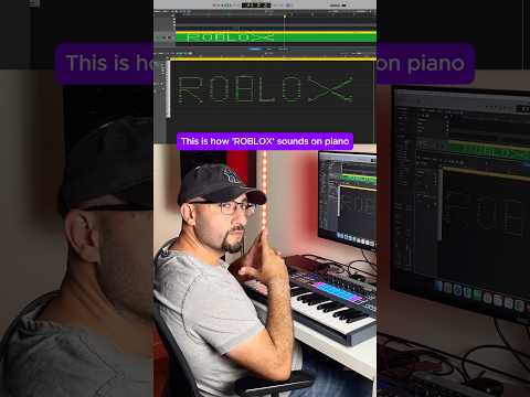 This is how “ROBLOX” sounds on piano #music #musicproducer #logicprox #roblox