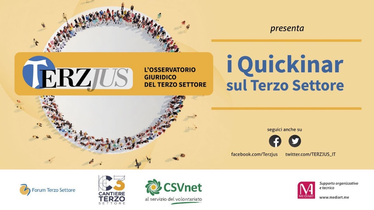 Quickinar: Le imprese sociali e le cooperative sociali tra Registro delle imprese e Runts - A. Fici