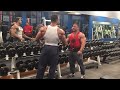 Jose Raymond and Johan Fehd GIANT shoulders set, 2 days out from Arnold Classic, Ohio 2016
