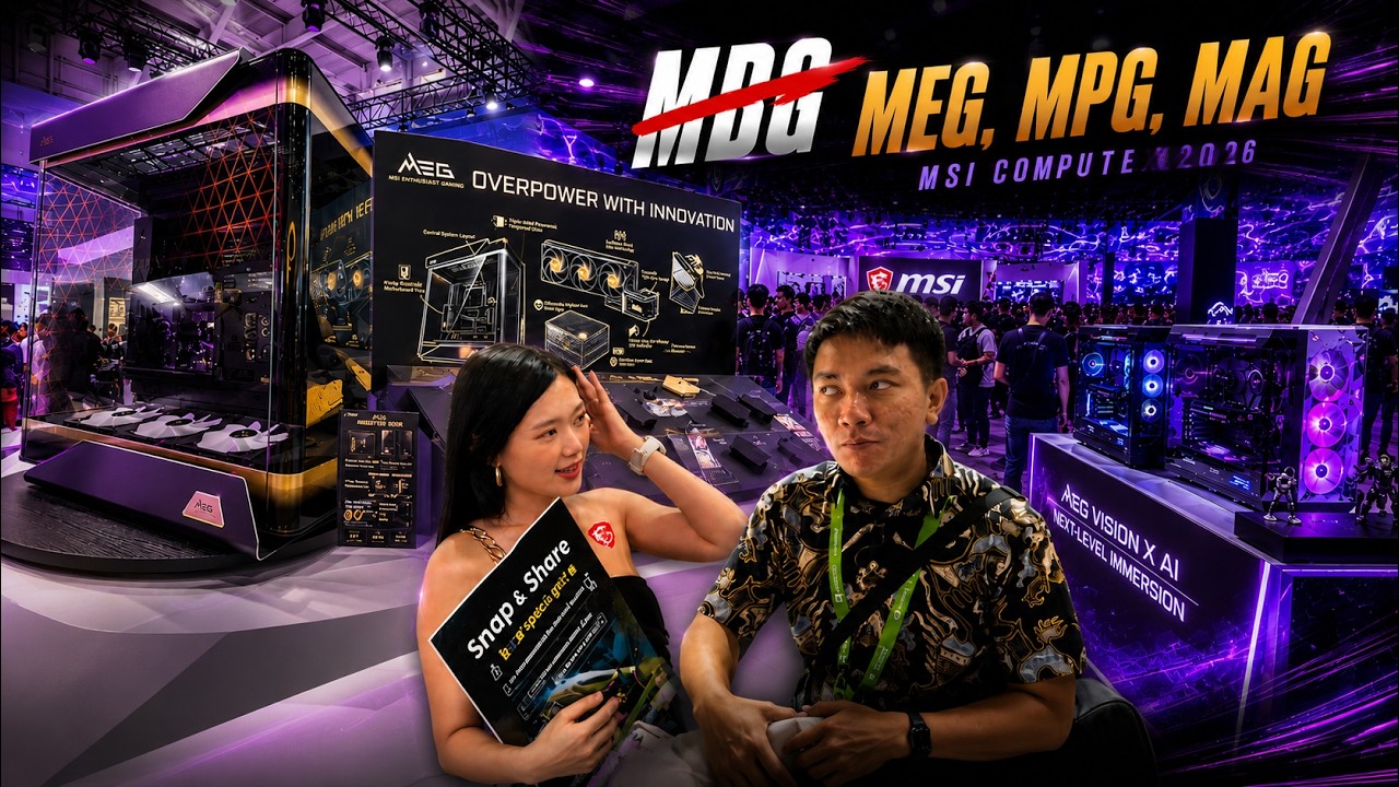 Mencari PC Lucu di Booth MSI di Computex 2026