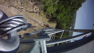 Raising the Second Section of the 911 Tower