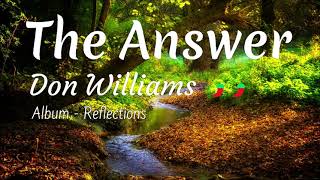 🌶️The Answer🌶️ Don Williams #lyrics #countrymusic @Chantertracks