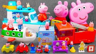 11 Minutes Satisfying of Unboxing Peppa Pig Luxury Cruise Ship Playset 🚢Peppa Toy ASMR Review Toys
