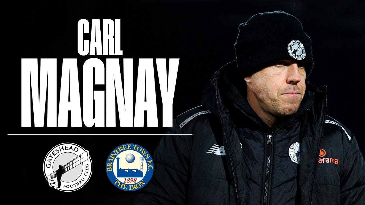 💬 “We’re in a strong place mentally” | Carl Magnay pre-Braintree Town (H) | INTERVIEW