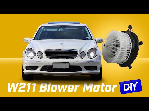Mercedes W211 E-Class Blower Motor Refresh / Clean & Lubricate