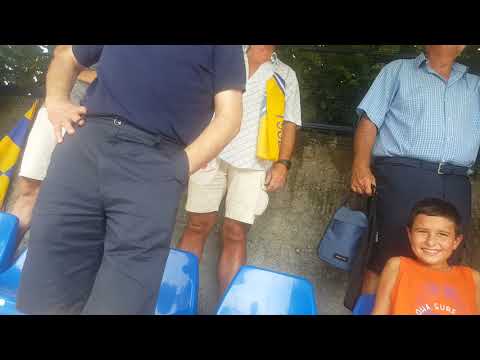 La Pergolettese: lo stadio Voltini, la curva con gli ultras, i distinti. La curva della Pistoiese