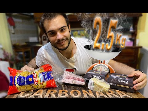 2,5 Kg DI CARBONARA CHALLENGE  | Cheat Day (n°1)