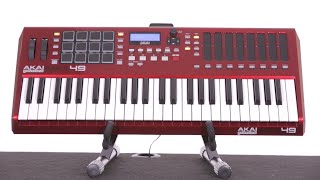 Video thumbnail for Akai MAX49 49 Key USB MIDI CV Keyboard Controller - Akai Max49 by American Musical Supply