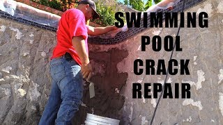 How to repair a structural crack in a swimming pool - Ultimate Pool Guy - The Truth 6.4