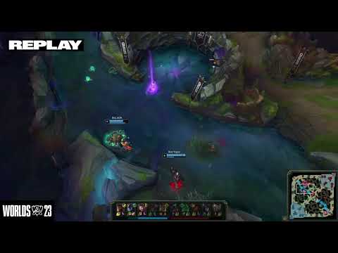 KT Aiming Solokill BLG Elk - KAI'SA vs XAYAH - BLG vs KT - WORLDS 2023