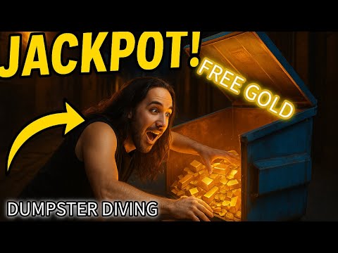 Dumpster Diving for Treasure: Found Pure Gold Worth Thousands!🙌🏼
