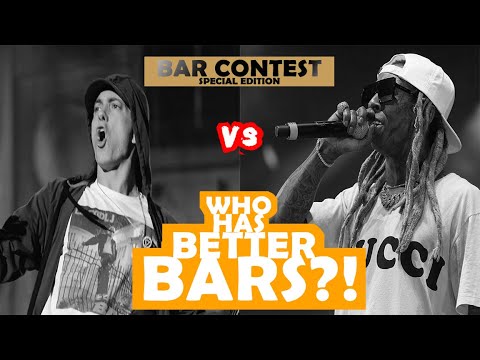 Eminem vs Lil Wayne | The Bar Contest ‼️