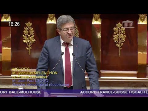 «LA RELATION FISCALE AVEC LA SUISSE DOIT CHANGER !» - Mélenchon
