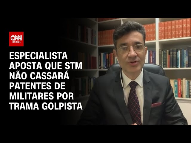 Gustavo Sampaio: STM não cassará patentes de militares presos por plano de golpe | CNN PRIME TIME
