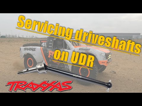 How to service driveshafts on Traxxas UDR Unlimited Desert Racer