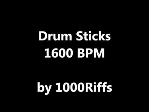 Drum Sticks Metronome : 1600 BPM - Beats Per Minute