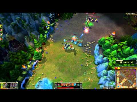 LOL - Renekton VS. Jarvan and Ezreal