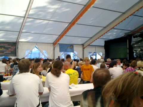 WM 2010 Fürth ODW auf dem Johannismarkt - Sieg über England im Achtelfinale