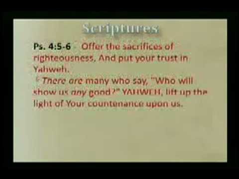 EliYah - The Shalom Peace of Yahweh - 05-21-2011