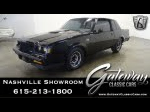 1987 Buick Grand National, Gateway classic cars Nashville,#1340NSH