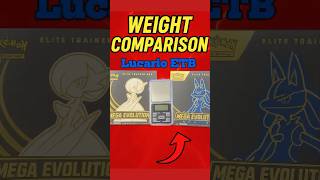 Weighing Mega Evolutions ETBs. Which one wins?#pokemon #pokémoncards #pokemonTCG #megaevolution