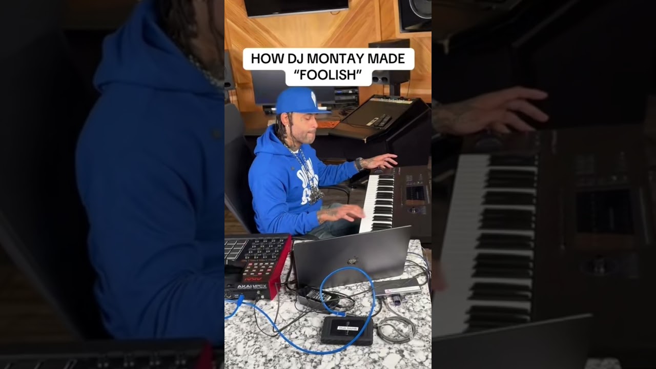 How DJ Montay layed the piano for "Foolish" By Shawty Lo #foolish #shawtylo #djmontay