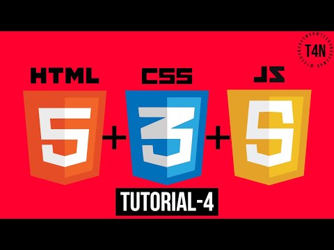 ADVANCED HTML WITH CSS & JS Online Course || TUTORIAL - 4 || Tech4Nageswar