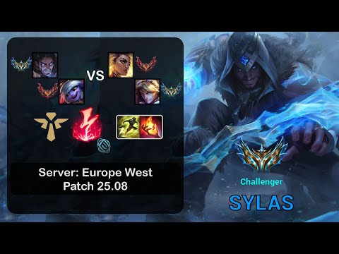 Sylas Support + Tristana vs Rell + Ezreal - EUW Challenger - Patch 25.08