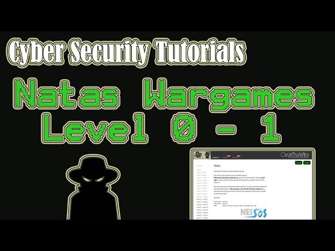 Natas Wargames OverTheWire: Level 0 - 1 | Cyber Security