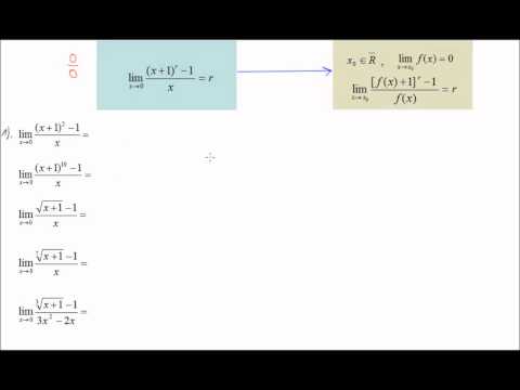 Limite remarcabile - aplicatii (remarc3)