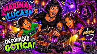 MARINA, LUCAS E A BABÁ GÓTICA QUEREM MUDAR TUDO DA CASA!!! 