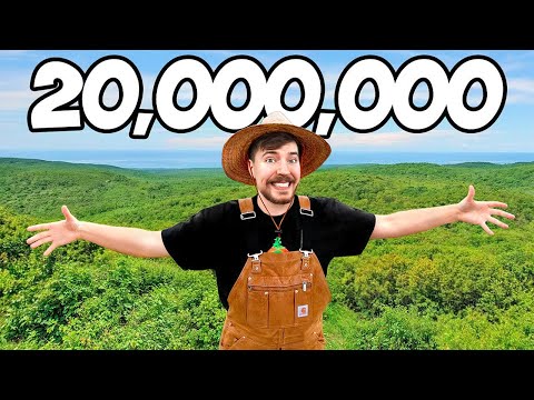 Посадил 20,000,000 Деревьев, Мой Самый Большой Проект!