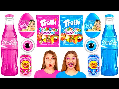 Eating Only Pink Food For 24 Hours Challenge by Crazy DO