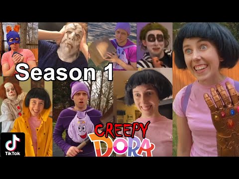 CREEPY Dora Season 1 - EVERY EPISODE OF EVIL DORA ! ! !