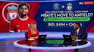 LIVERPOOL SHOCK PSG WITH INSANE €45M + CHIESA SWAP FOR IBRAHIM MBAYE — BLOCKBUSTER DEAL FINALLY DONE