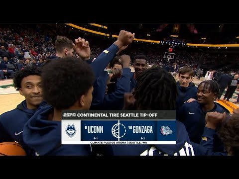 UConn Men's Basketball Highlights v. Gonzaga 12/15/2023