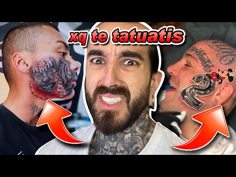 NO te TATÚES la CARA ASÍ 🥵 Reaccionando a TATUAJES BRUTALES 😳