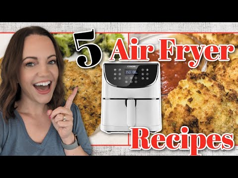 5 AIR FRYER recipes that are EASY & DELICIOUS!!!