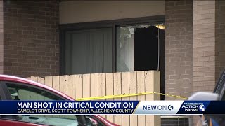 Man shot at Scott Township apartment