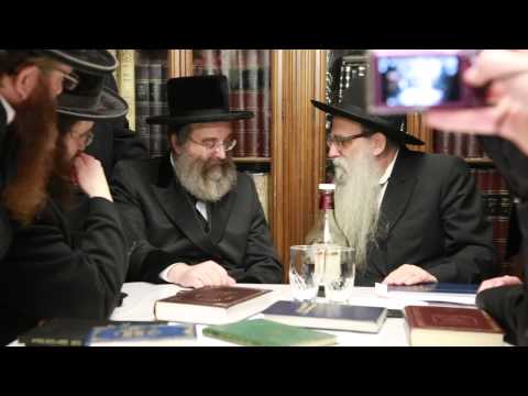 Sadigura Rebbe Visiting Reb Yeruchim Olshin