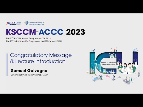 [KSCCM-ACCC 2023] Congratulatory Message_Samuel Galvagno