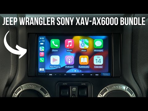 Jeep Wrangler JK Sony XAV-AX6000 Plug & Play Kit Installation | 2007 - 2018 Jeep Wrangler JK