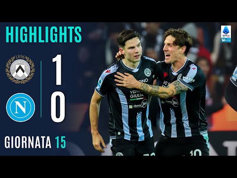 Video highlights della Udinese vs Napoli (1 a 0) - Giornata 15 - Fantacalcio e fantamedie
