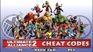 Marvel Ultimate Alliance 2 (PC/X360/PS3) CHEAT CODES