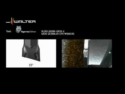 Walter Tools Turning Tigertec Silver Cutting Comparison Drehen Stechen Abstechen Grooving Parting HD