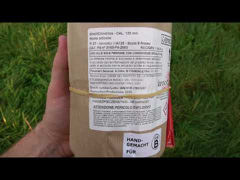 Scala 8 Rosso Iannotta Fireworks 125mm Zylinderbombe