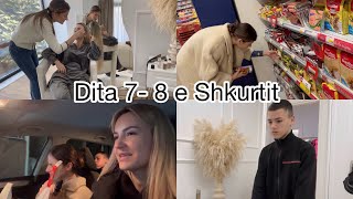 Dita 7-8 e Shkurtit// Eli me ben make-up per ku?//Sherri qe beri 😰//Vlog//Dezi Lami