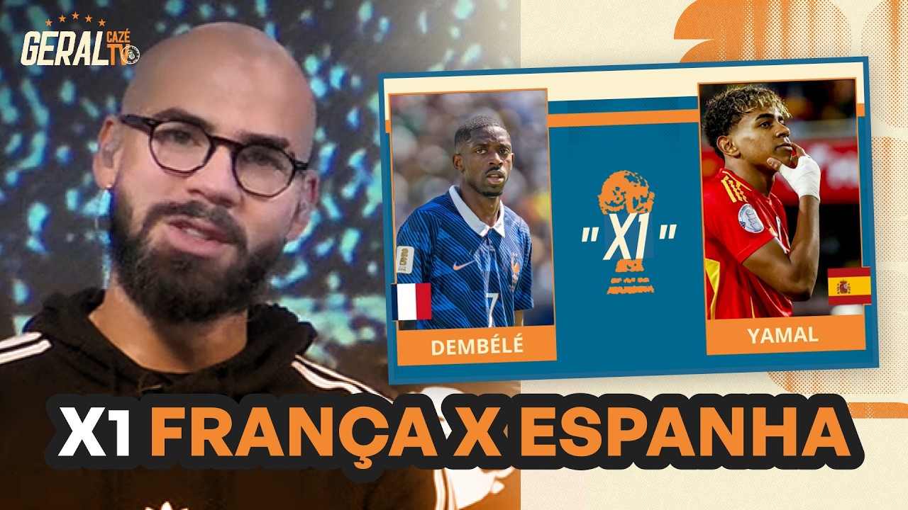 X1 FRANÇA X ESPANHA! QUEM FICA COM A VAGA NA FINAL? | GERAL CAZÉTV